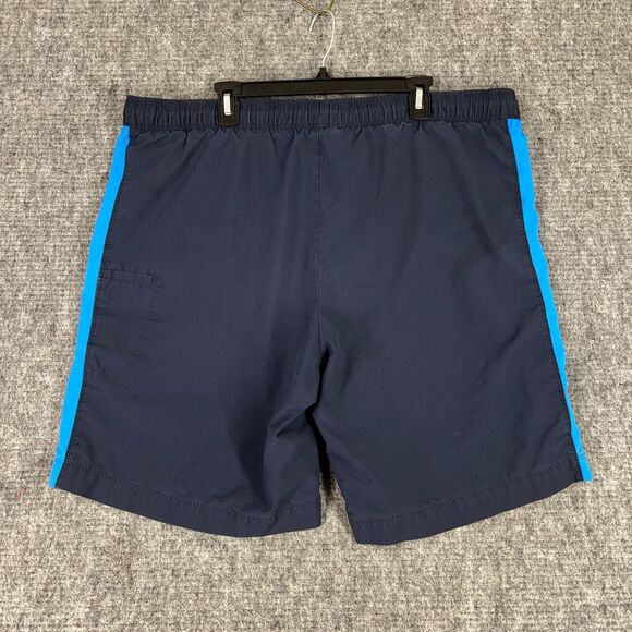 Nike Shorts Mens XXL Blue Vintage Swim‎ Trunks Swimwear Beach Lined Drawstring - Picture 2 of 10
